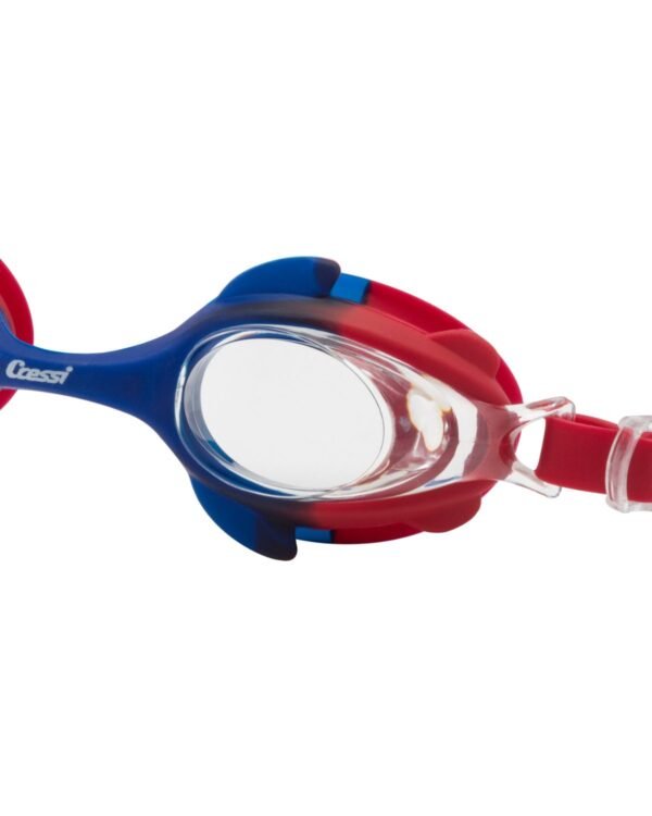 Gafas de Natación Cressi Seahorse Azul/Blanco/Rojo | Seguras y Cómodas para Niños de 4 a 8 Años - Image 3